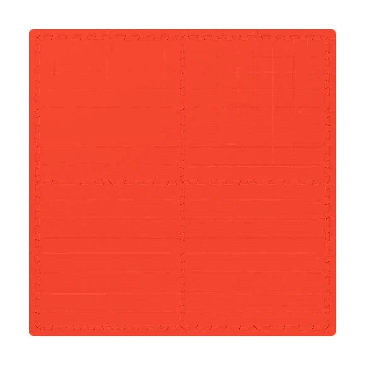 Bodenschutzmatte 61 x 61 cm 4er Set rot