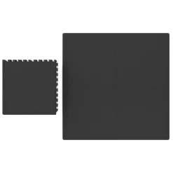 Bodenschutzmatte 61 x 61 cm 20er Set schwarz