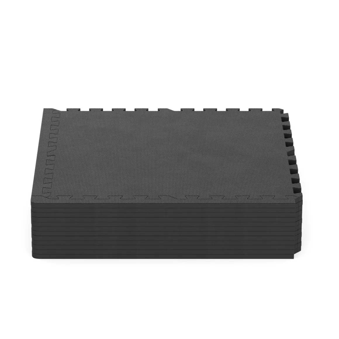 Bodenschutzmatte 61 x 61 cm 12er Set schwarz