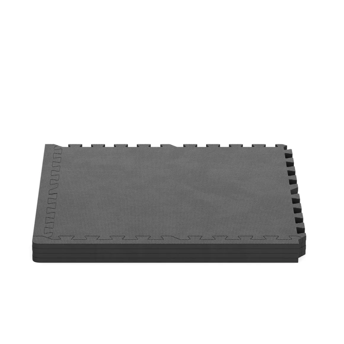 Bodenschutzmatte 61 x 61 cm 4er Set schwarz