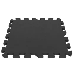 Bodenschutzmatte 49 x 49 cm 6er Set schwarz