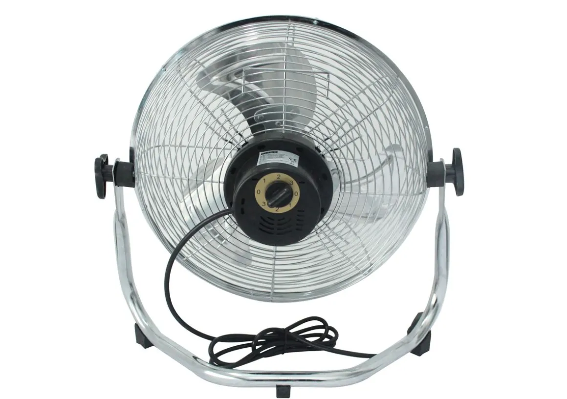 Bodenventilator 30 cm chrom