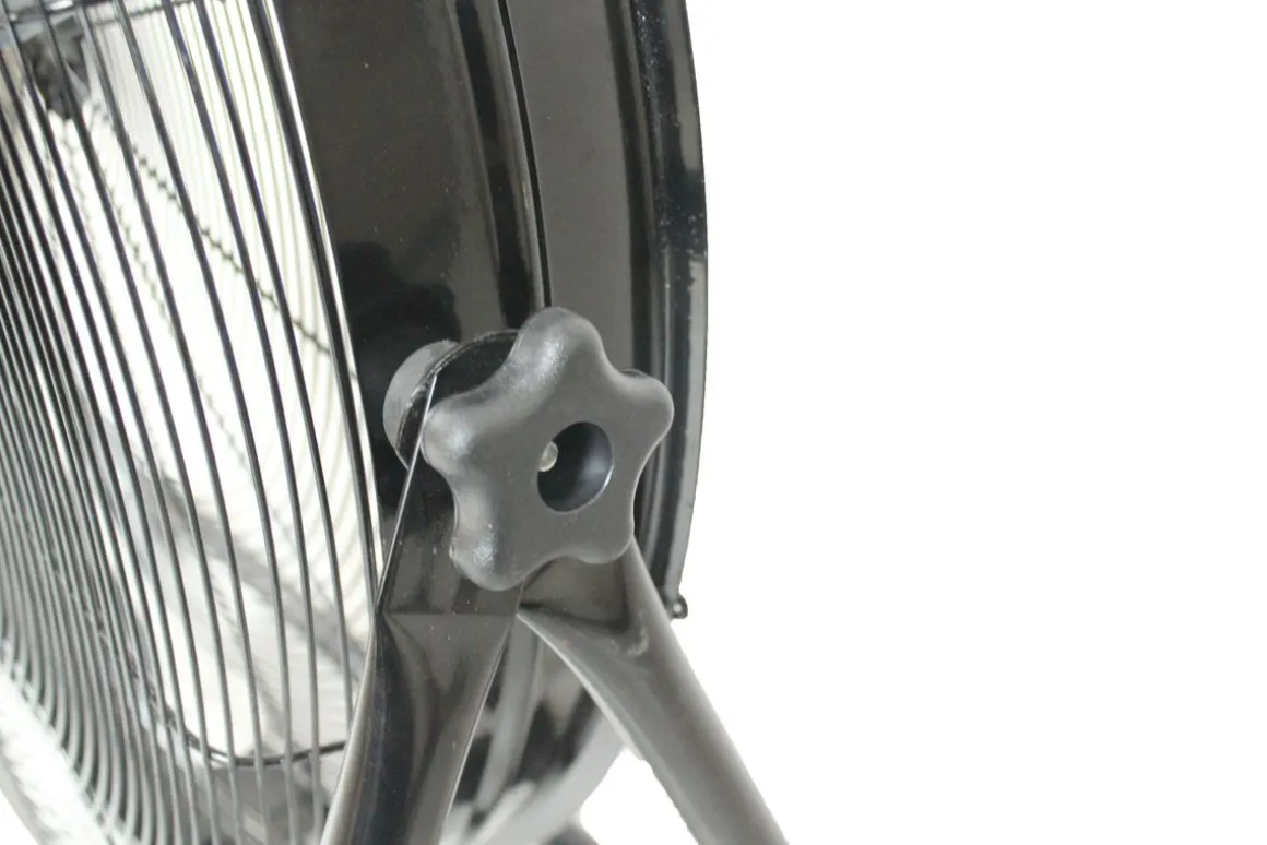 Bodenventilator 76 cm schwarz