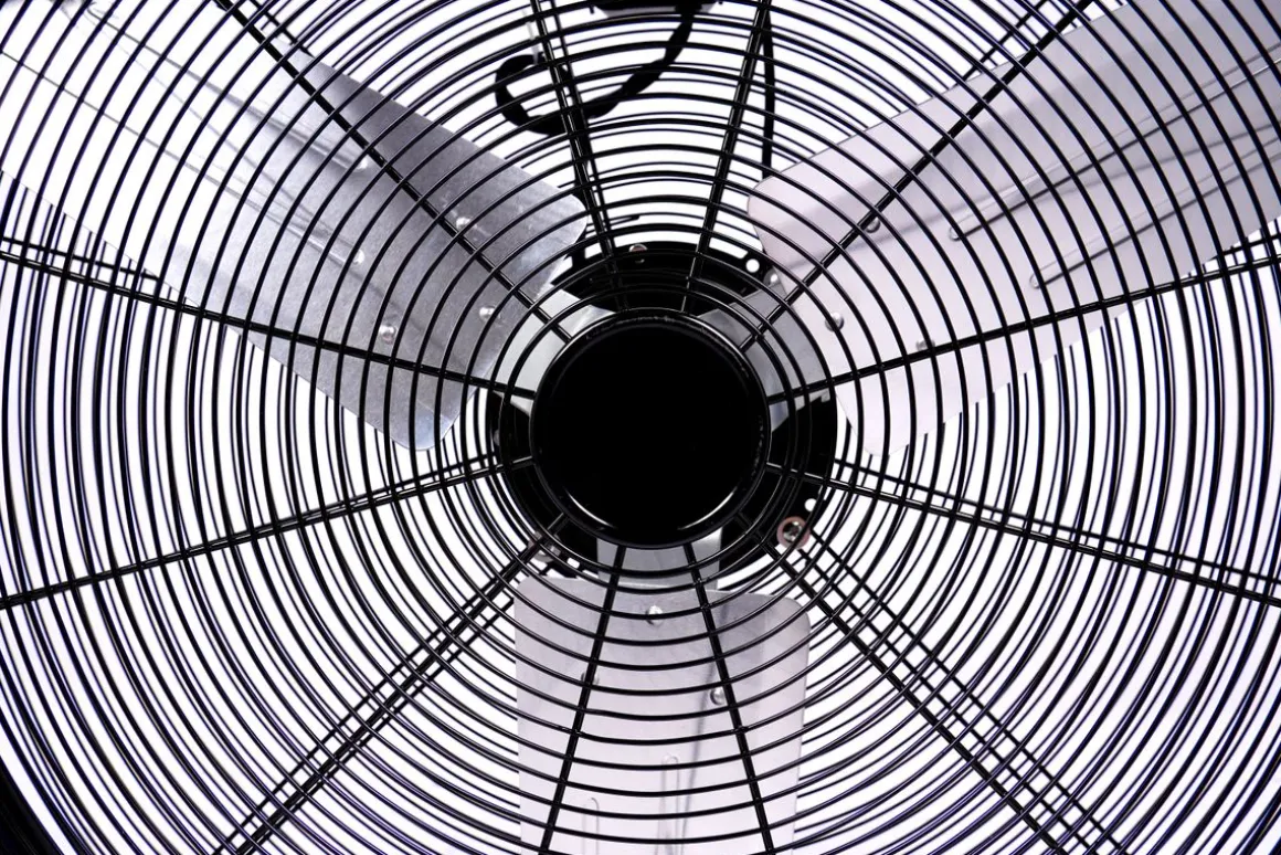 Bodenventilator Windmaschine 91 cm schwarz