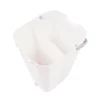Bodenwischer Set 4-teilig weiss/grau
