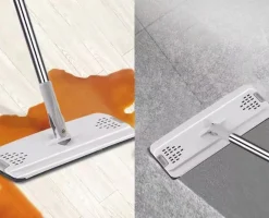 Bodenwischer Set 4-teilig weiss/grau