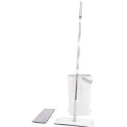 Bodenwischer Set 4-teilig weiss/grau