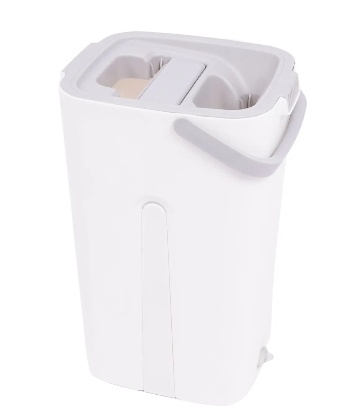 Bodenwischer Set 4-teilig weiss/grau