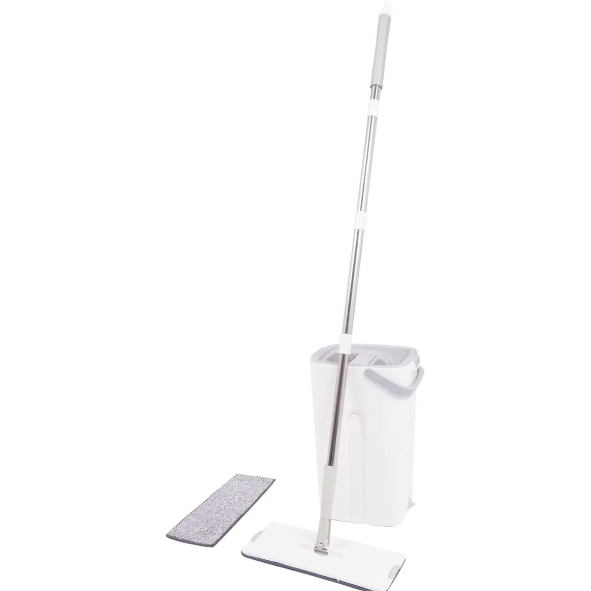Bodenwischer Set 4-teilig weiss/grau