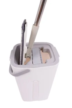 Bodenwischer Set 4-teilig weiss/grau