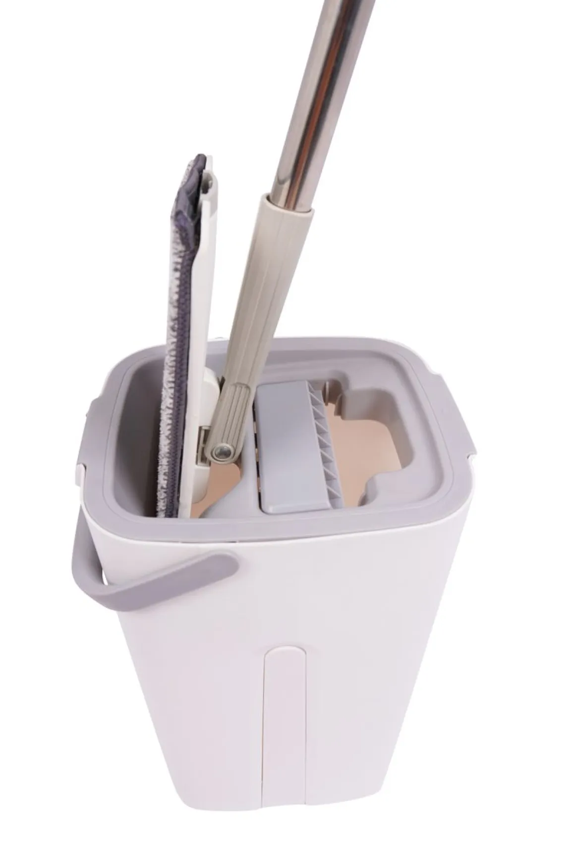 Bodenwischer Set 4-teilig weiss/grau