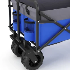 Bollerwagen faltbar BENNY blau