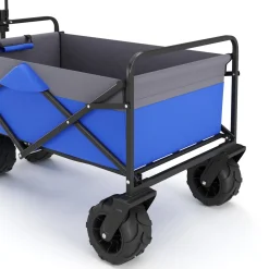 Bollerwagen faltbar BENNY blau