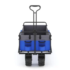 Bollerwagen faltbar BENNY blau