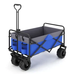 Bollerwagen faltbar BENNY blau