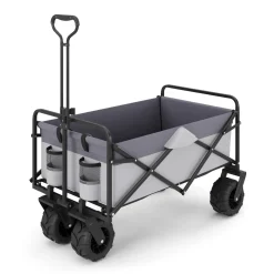 Bollerwagen faltbar BENNY grau