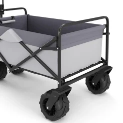 Bollerwagen faltbar BENNY grau
