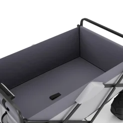 Bollerwagen faltbar BENNY grau