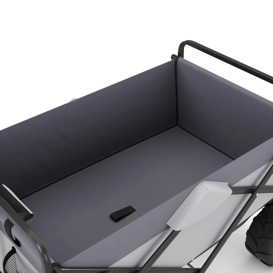 Bollerwagen faltbar BENNY grau