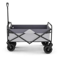 Bollerwagen faltbar BENNY grau