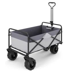 Bollerwagen faltbar BENNY grau