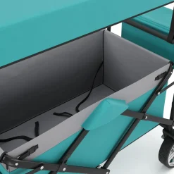 Bollerwagen faltbar mit Dach KENNY mint | GONSER.CH