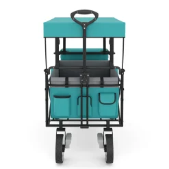 Bollerwagen faltbar mit Dach KENNY mint | GONSER.CH