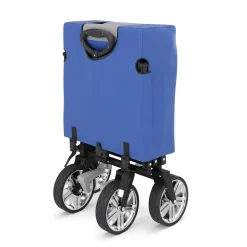 Bollerwagen faltbar mit Dach KENNY blau