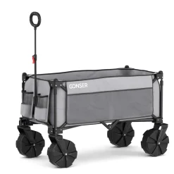 Bollerwagen faltbar TROLLY grau | GONSER.CH