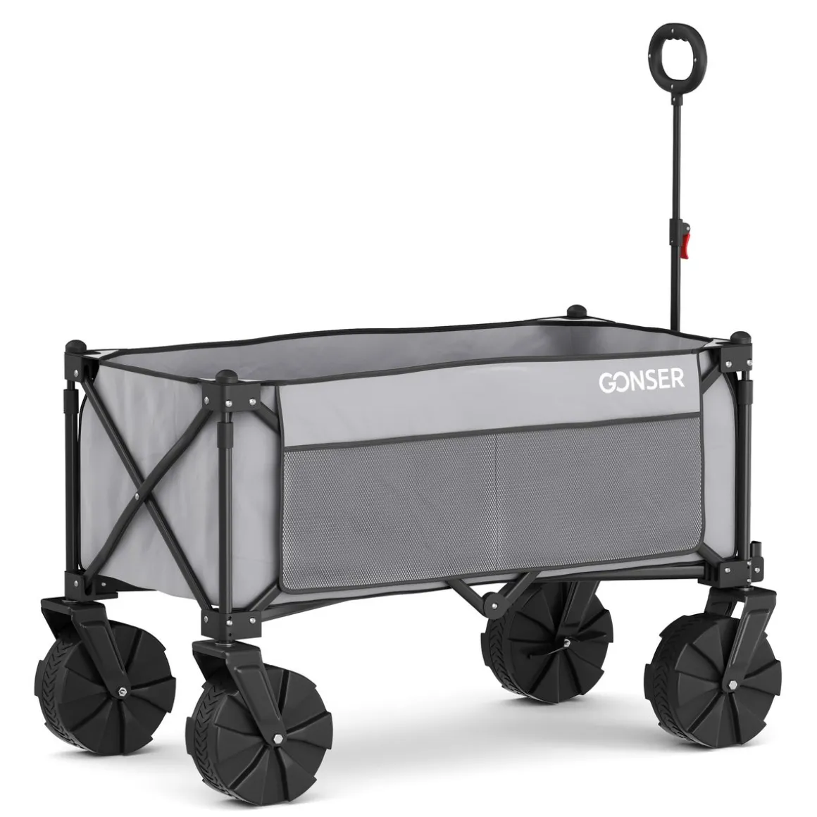 Bollerwagen faltbar TROLLY grau | GONSER.CH