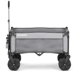 Bollerwagen faltbar TROLLY grau | GONSER.CH