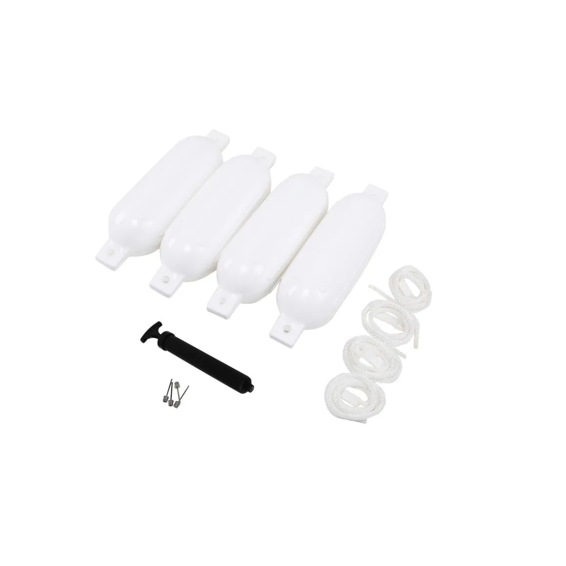 Bootsfender 4er Set weiss 80 x 27 cm