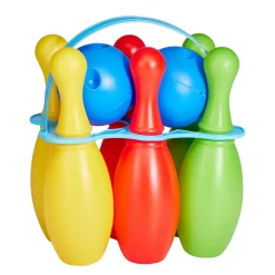 Bowling Set 8-teilig bunt