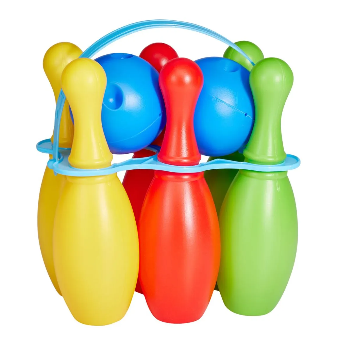 Bowling Set 8-teilig bunt
