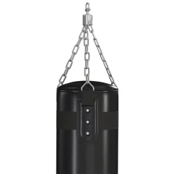 Boxsack mit Kettenaufhängung schwarz