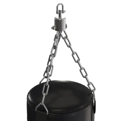 Boxsack mit Kettenaufhängung schwarz