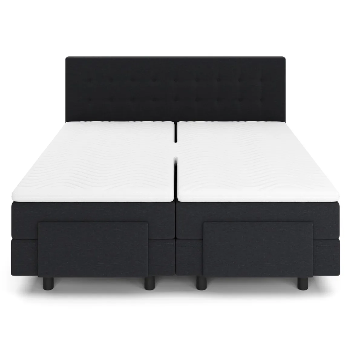 Boxspringbett GLOAM mit Elektromotor anthrazit