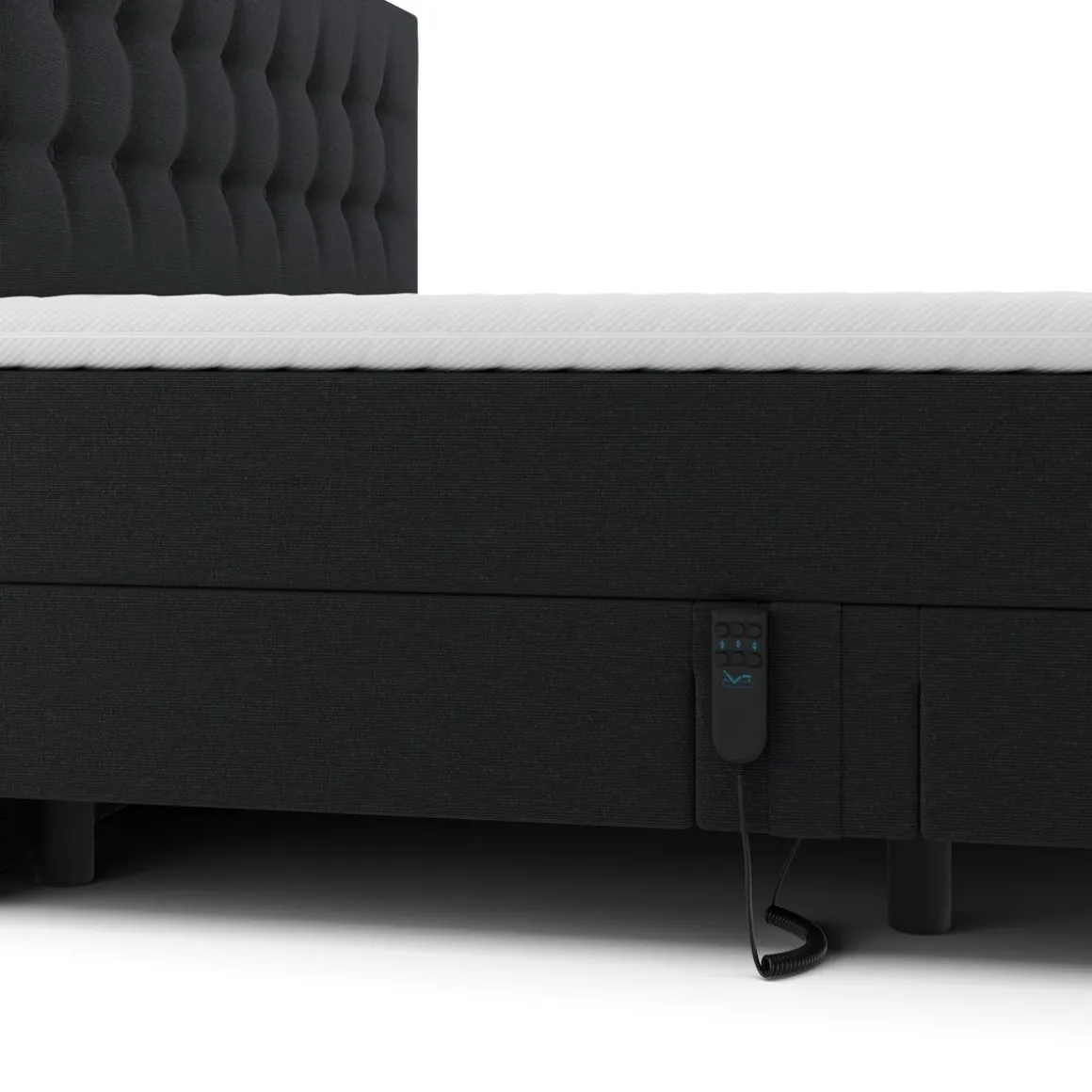 Boxspringbett GLOAM mit Elektromotor anthrazit