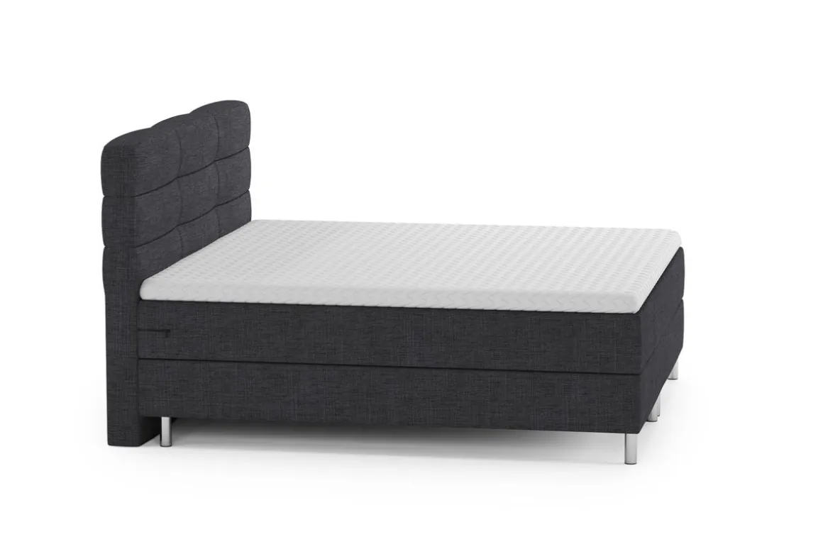 Boxspringbett MIDNIGHT 180 x 200 cm anthrazit