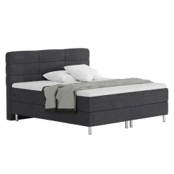 Boxspringbett MIDNIGHT 180 x 200 cm anthrazit