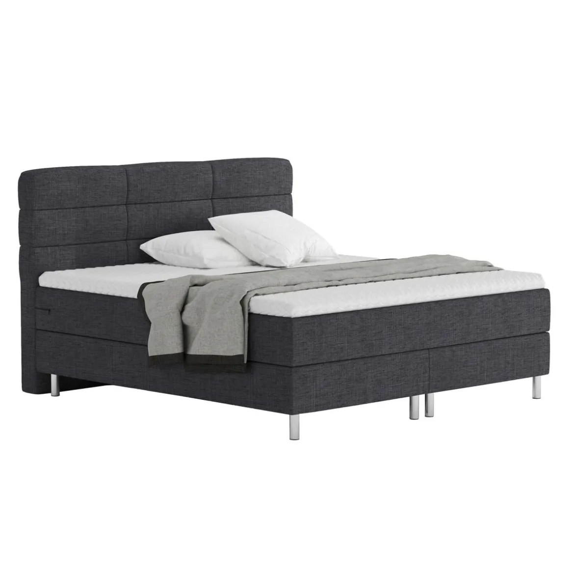 Boxspringbett MIDNIGHT 180 x 200 cm anthrazit