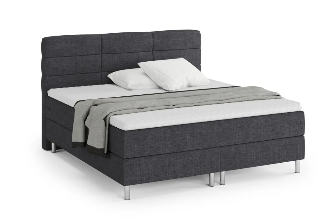 Boxspringbett MIDNIGHT 180 x 200 cm anthrazit