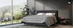 Boxspringbett MIDNIGHT 180 x 200 cm anthrazit
