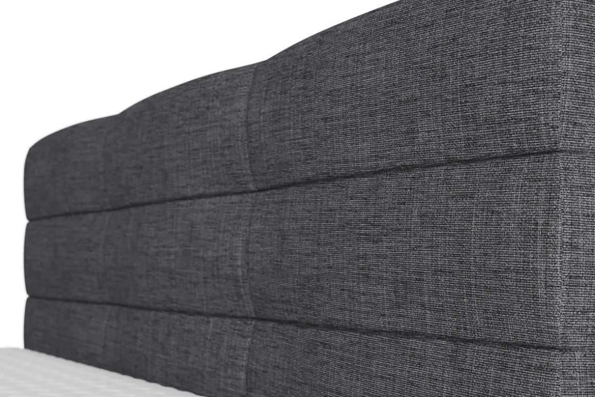 Boxspringbett MIDNIGHT 180 x 200 cm anthrazit