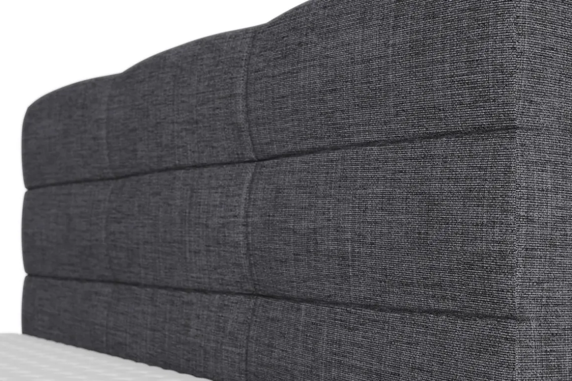 Boxspringbett MIDNIGHT 140 x 200 cm anthrazit