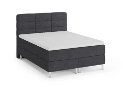 Boxspringbett MIDNIGHT 140 x 200 cm anthrazit