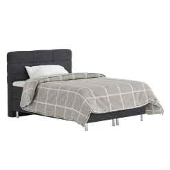 Boxspringbett MIDNIGHT 140 x 200 cm anthrazit