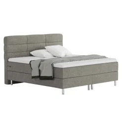 Boxspringbett MIDNIGHT 180 x 200 cm grau