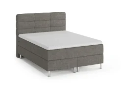 Boxspringbett MIDNIGHT 140 x 200 cm grau