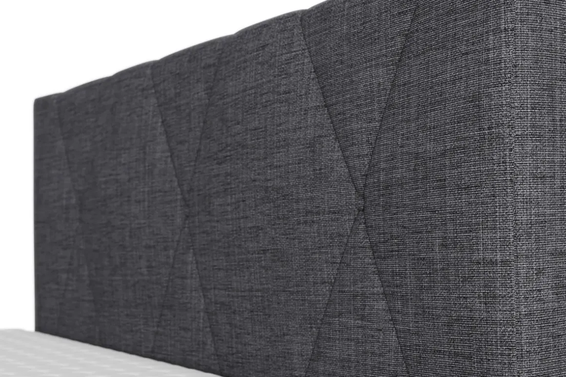 Boxspringbett TWILIGHT 140 x 200 cm anthrazit